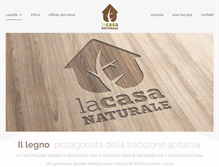 Tablet Screenshot of lacasanaturale.com